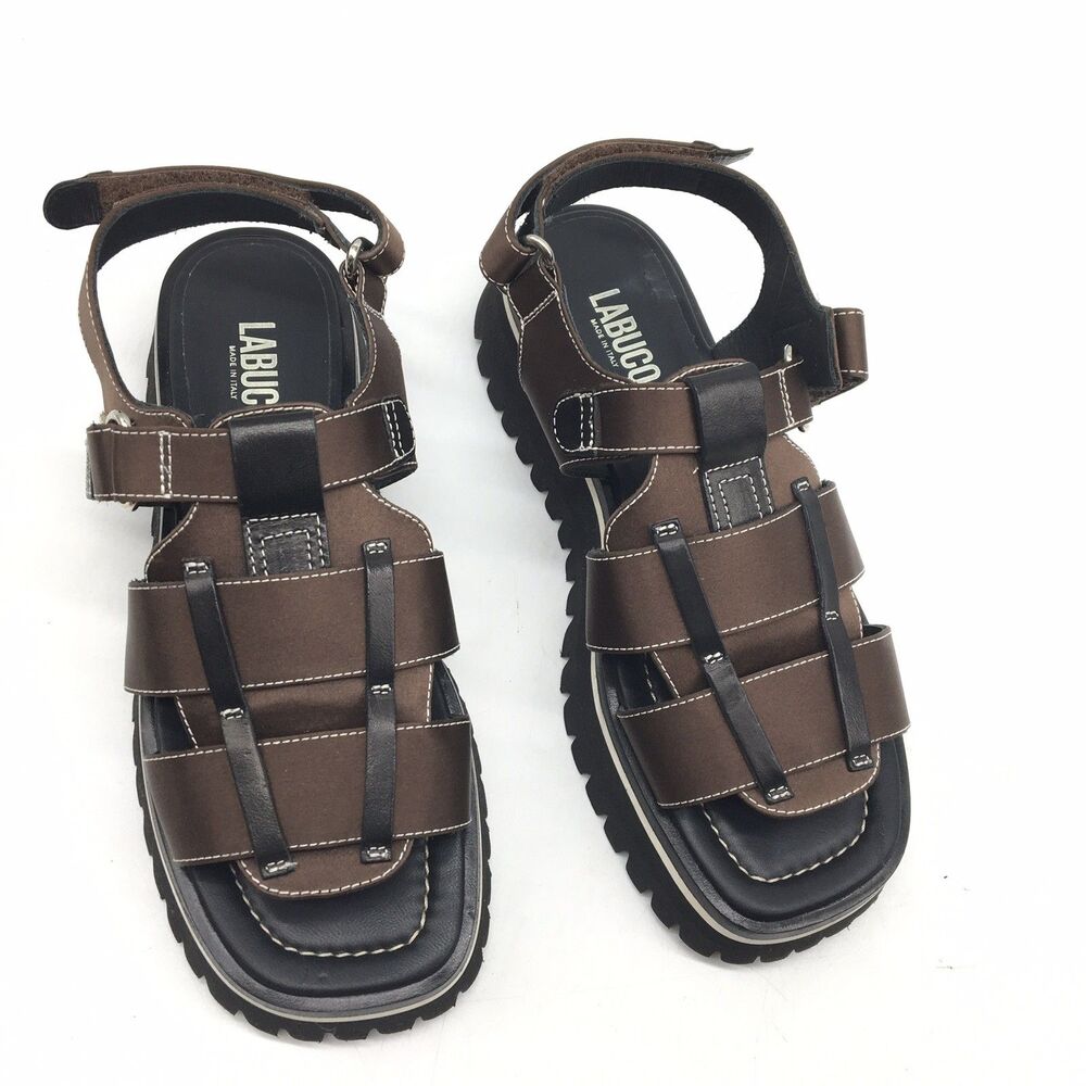 Labucq Boomer Fisherman Sandals Italy Sz 39  US 8 - 8.5. New Open Box READ $490